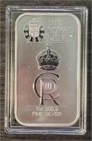 One Ounce Silver Bar: Royal Mint