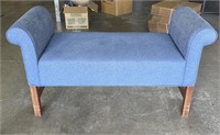 Blue Hallway Bench