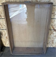 Wood Glass Top Display Case