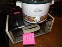Crock pot & toaster oven