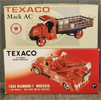 (2) Texaco Die-Cast Trucks
