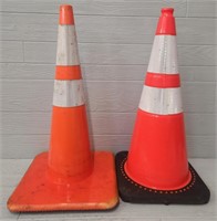 (2) Orange Traffic Cones
