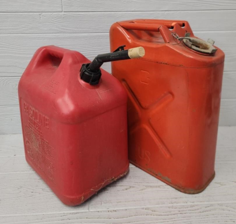 (2) 5-Gallon Gas Cans