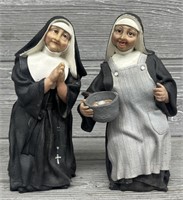 (2) Nun Figurines
