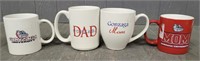 (4) Gonzaga Coffee Mugs
