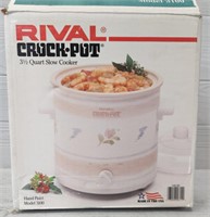 3½qt Vintage Rival Crock Pot