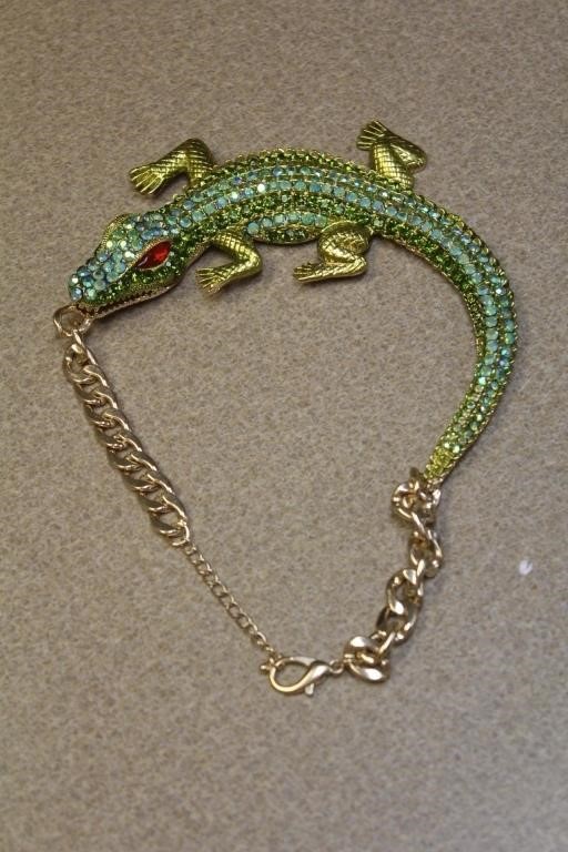 Alligator Choker Necklace