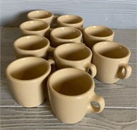 (10) Buffalo China Coffee Mugs