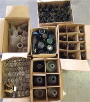 Large Collection of Old Glass Bottles