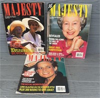 (3) Vintage "Majesty" Magazines