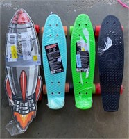 (4) Skateboards