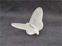 CRYSTAL SEVRES FRANCE BUTTERFLY - 3 3/8" X 2" X 2"