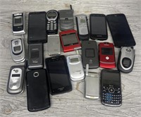 Assortment of Cell Phones