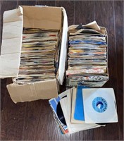 2 Boxes 7" 45RPM Records