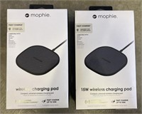 (2) Mophie Wireless Charging Pads