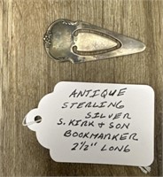 Antique Sterling Silver S. Kirk & Son Bookmarker