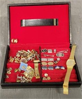 Jewelry Box w/ Men's Jewelry