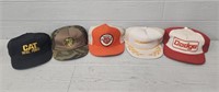 (5) Vintage Trucker Hats