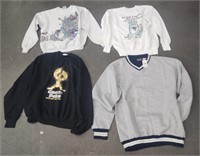 (4) 80/90's Vintage Crewneck Shirts