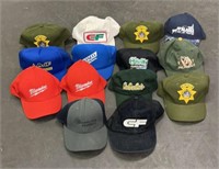 (14) Various Old Snapback Trucker Hats