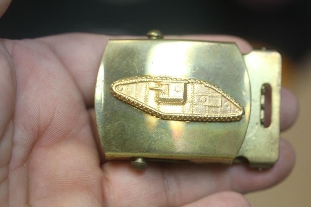 Vintage Military Belt Buckle