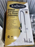 New! Krowne Wall Mount Pre-Rinse Assembly