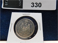 CANADA 1962 50 CENTS HALF DOLLAR SILVER COIN