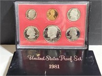 1981 Proof Set Coins