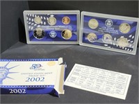 2002 Mint Proof Set State Quarter Coins