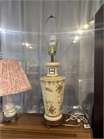 Floral design lamp