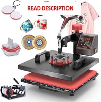 $220  5 in 1 Heat Press 15x15 Inch  Sublimation