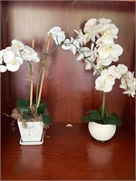 Faux orchids