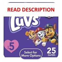 $15  Luvs Size 6 Diapers  144 Count