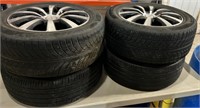 4, 16" x 7" Honda Rims and 215/55R16 Tires,