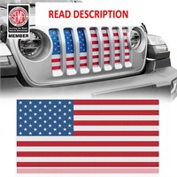 $38  Wrangler JL Grill Insert  2018-24  U.S Flag