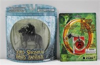 2 New Lord of the Rings Kew Chain & Action Figure