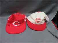 Cincinnati Reds hats.