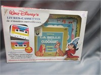 vintage Walt Disney books and cassettes.