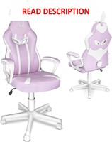 $120  Kawaii Gamer Chair for Girls  Light Purple