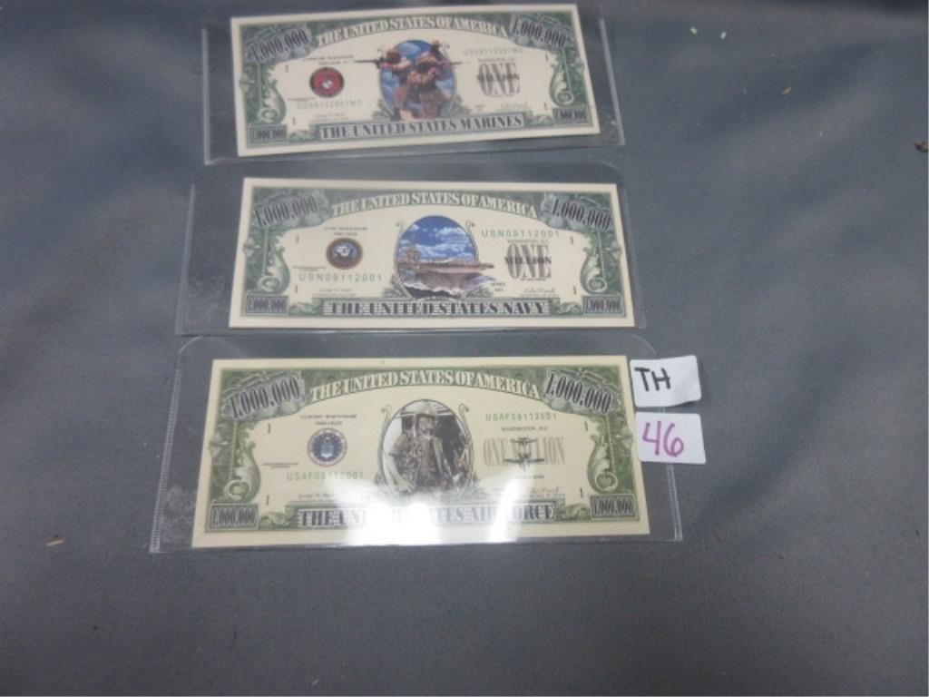US Navy 1 Million souvenir bills