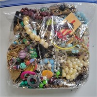 Mixed Bag- Costume Jewelry, Beads, Some Vtg #6