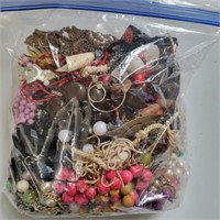 Mixed Bag- Costume Jewelry, Beads, Some Vtg #8