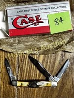 CASE 3-BLADE STAG POCKETKNIFE