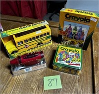 GROUP LOT MISC CRAYOLA COLLECTIBLES