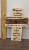 God grant me the serenity wall decor. 5.75in x