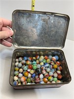 LOUIS SHERRY CANDY TIN WITH MARBLES
