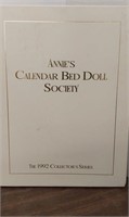 1992 Annie's Calender Bed Doll Society.