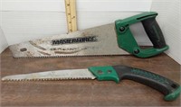Masterforce hand saw and pruning saw