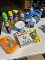 CLEANING CHEMICALS, ALL HALF OR MORE FULL