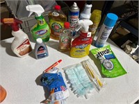 CLEANING CHEMICALS, ALL HALF OR MORE FULL